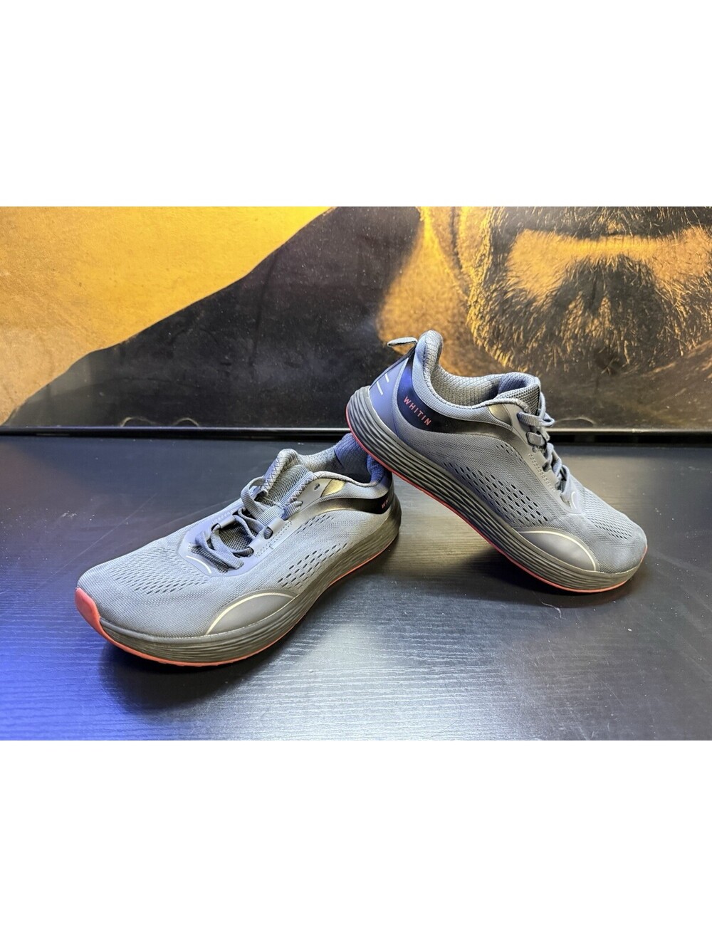 Whitin Minimalist Barefoot Athletic Shoes Men's EU 42 US M9Gray Lace Up